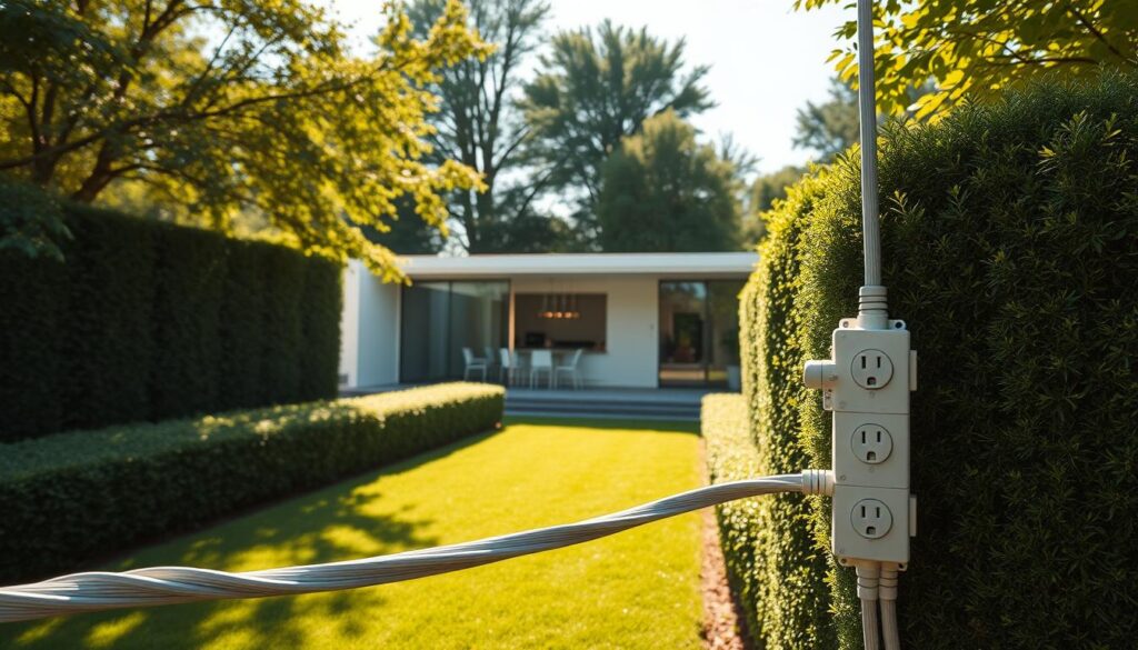 extend ring main to garden office