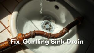 fix gurgling sink drain