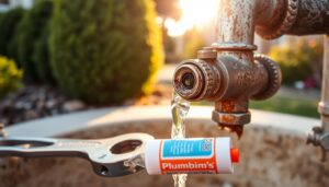 fix leaking outside tap