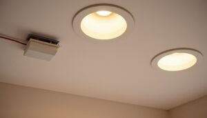 fix recessed light housing