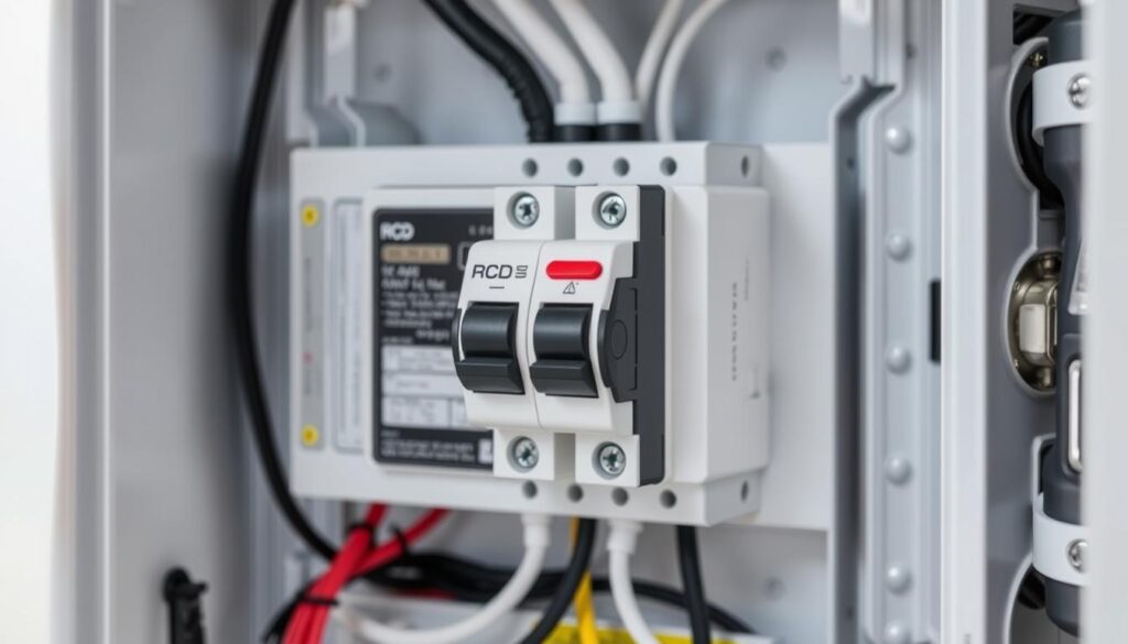 install RCD breaker in consumer unit