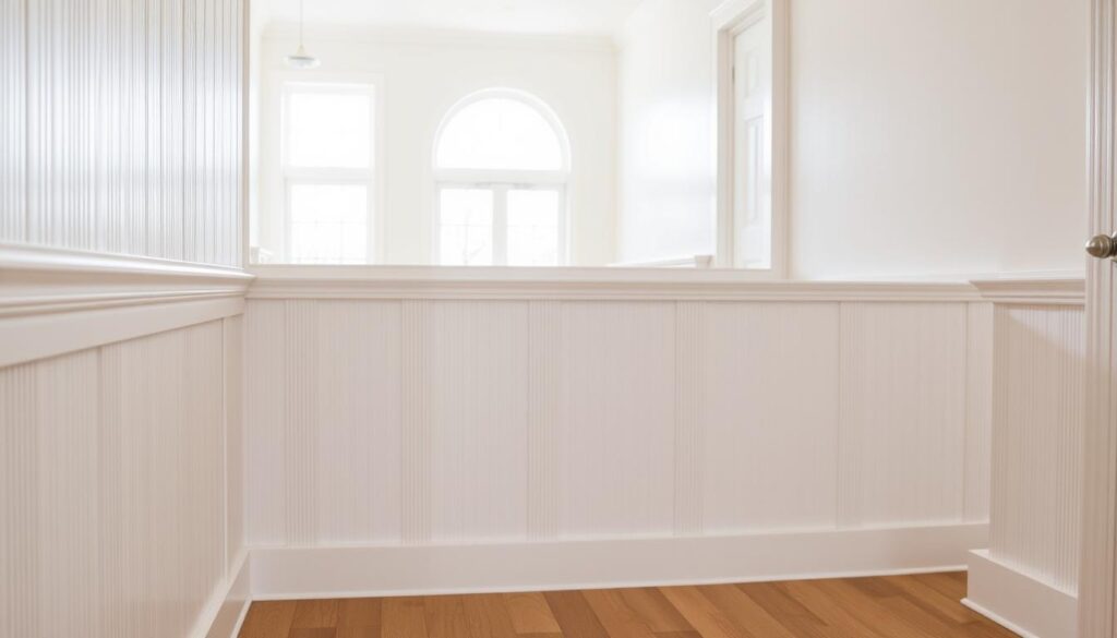 install beadboard wall panelling