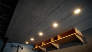 install french cleat ceiling storage