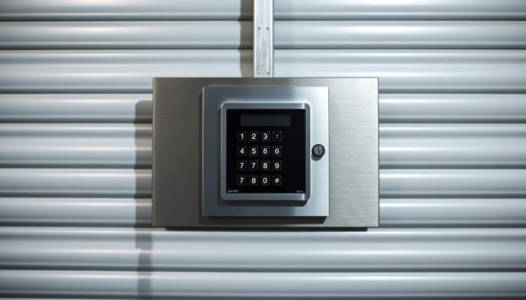 install keypad garage entry system