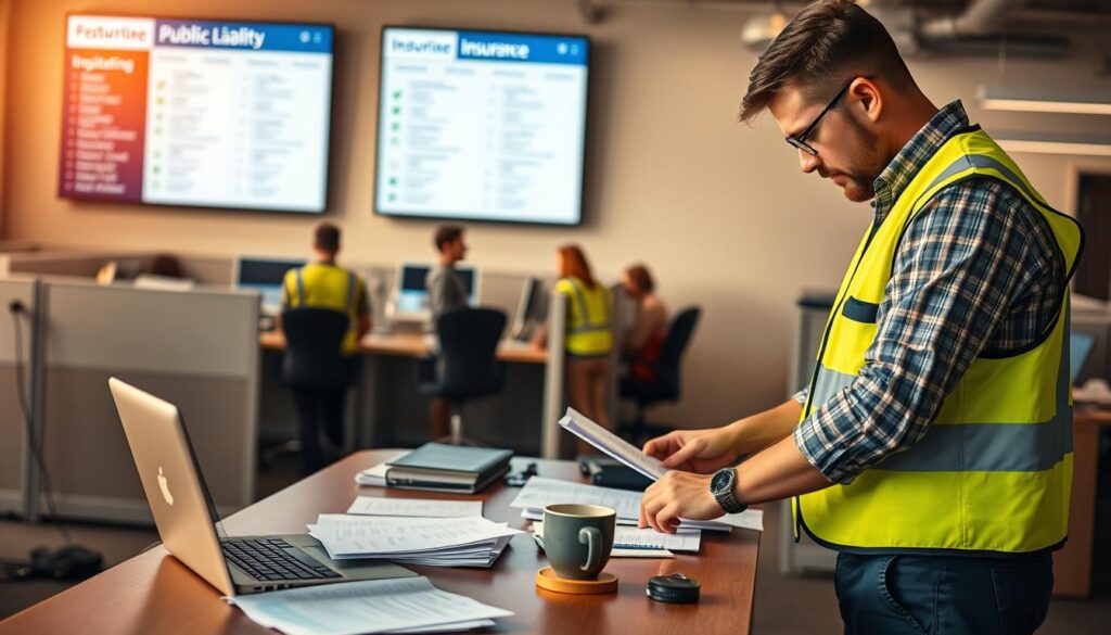 register for public liability insurance tradesperson