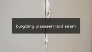 repair bulging plasterboard seam