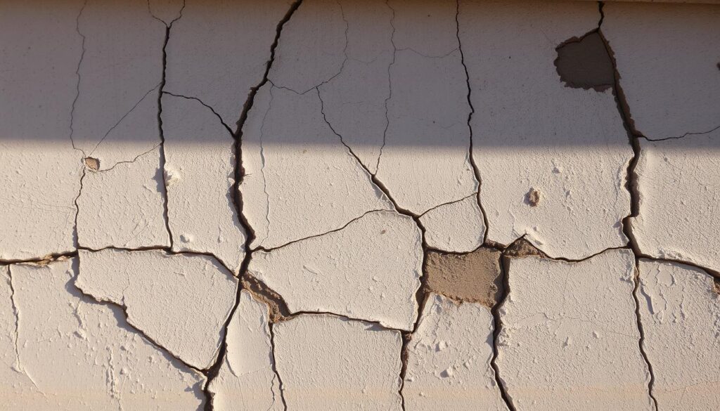 repair cracked exterior render