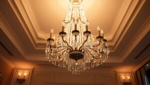 replace pendant light with chandelier