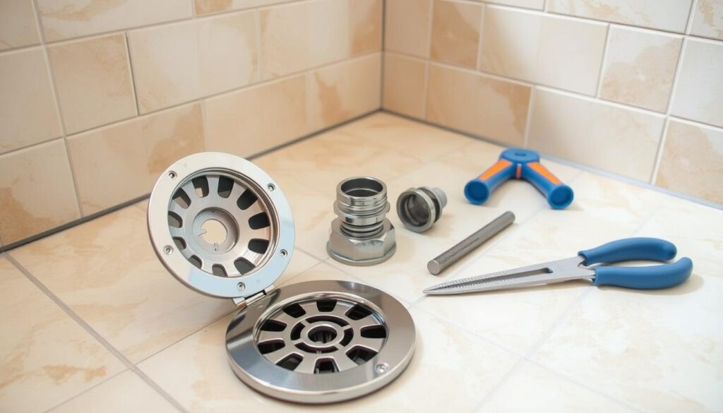 replace shower waste trap