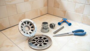 replace shower waste trap