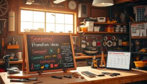 schedule seasonal promotions handyman