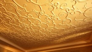 skim-coat over artex ceiling
