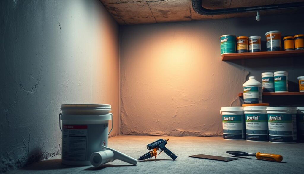 waterproof render basement walls