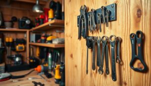 DIY magnetic tool-holder strip
