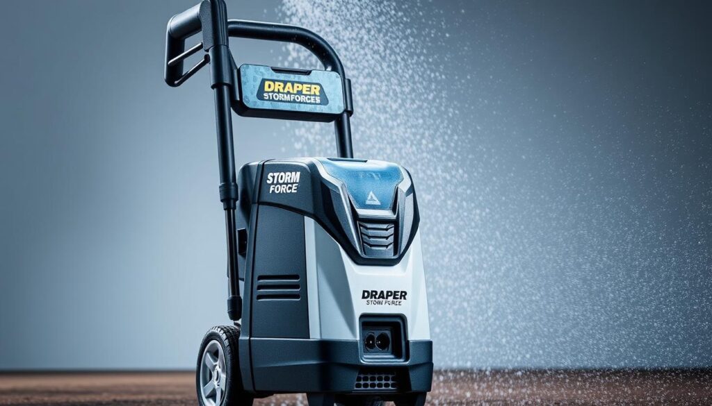 Generate an image of the Draper Storm Force pressure washer