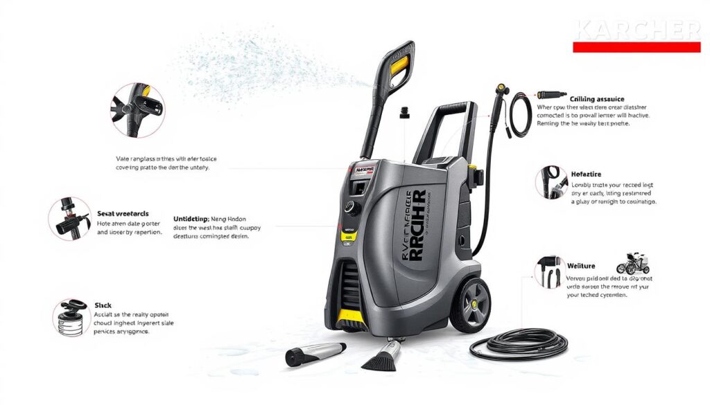 Generate an image of the Kärcher K2 Power Control pressure washer