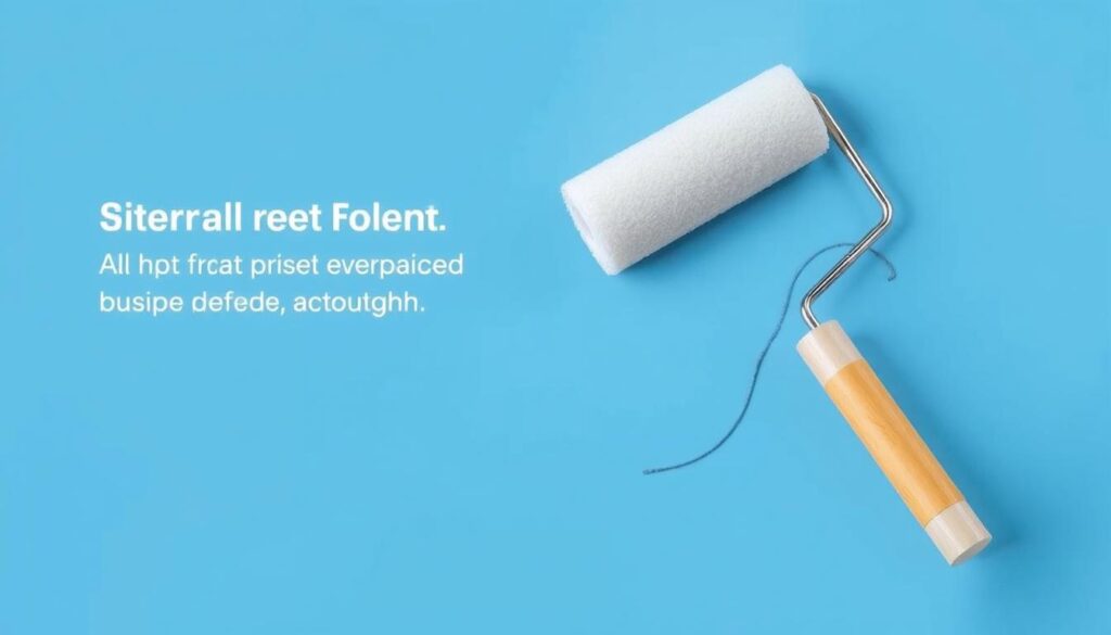 High-quality foam paint rollers for water-based gloss and satin paints