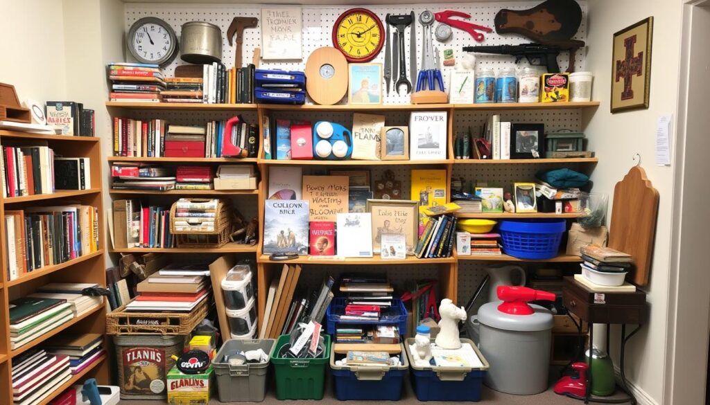 Image of Brighton Borrowers' collection with various items available for borrowing