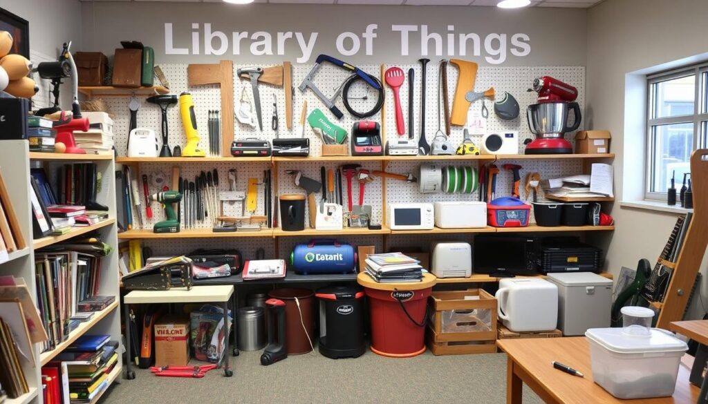 Image of Library of Things' inventory showcasing diverse items for borrowing