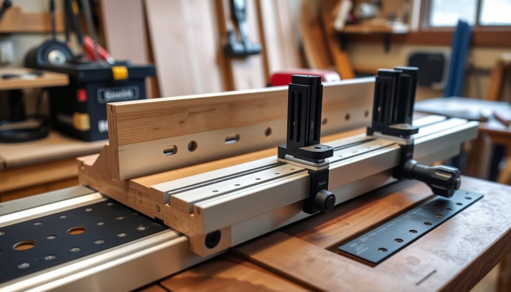Image of a router table fence system