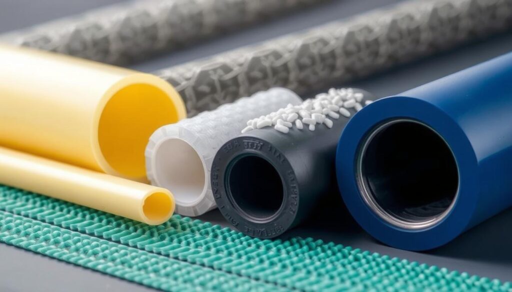 Image of different types of valve stem packing materials