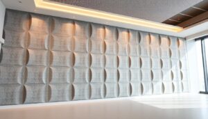apply peel-and-stick 3D wall panels