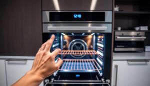 calibrate smart oven touchscreen controls
