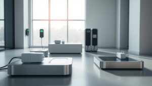 create battery-charging station