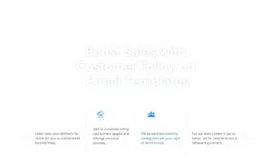 customer follow-up email templates