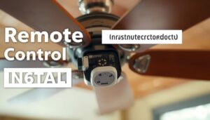 install ceiling fan remote module
