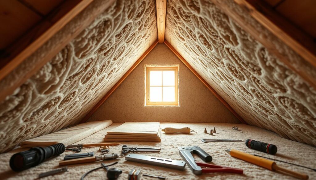 install loft flooring panels
