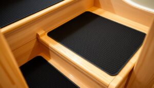install self-adhesive stair treads