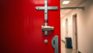maintain fire-door closing mechanism