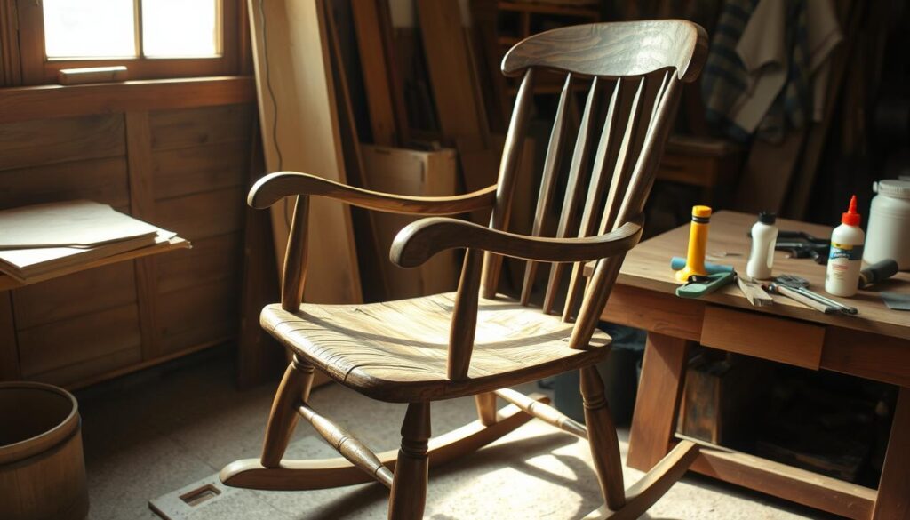 reglue rocking-chair runners