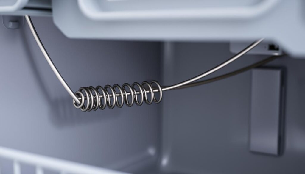 replace dishwasher door spring cable